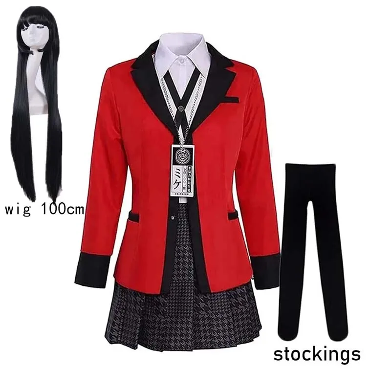 Anime Cosplay Yumeko - Yumeko Jabami Cosplay Costume School Uniforms