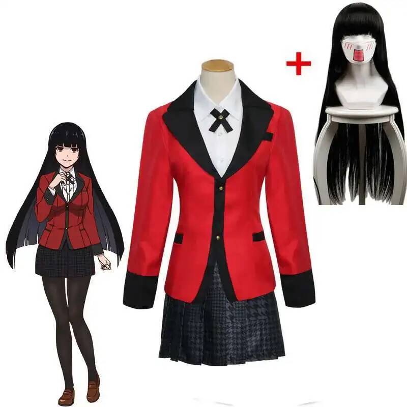 Anime Cosplay Yumeko - Anime Kakegurui Yumeko Jabami Cosplay Costume
