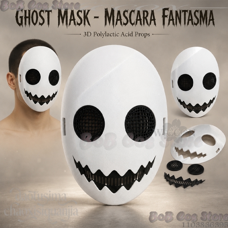 Ghost Mask Mascara Fantasma 3D - огляд і ціна Anime Cosplay Events 2026