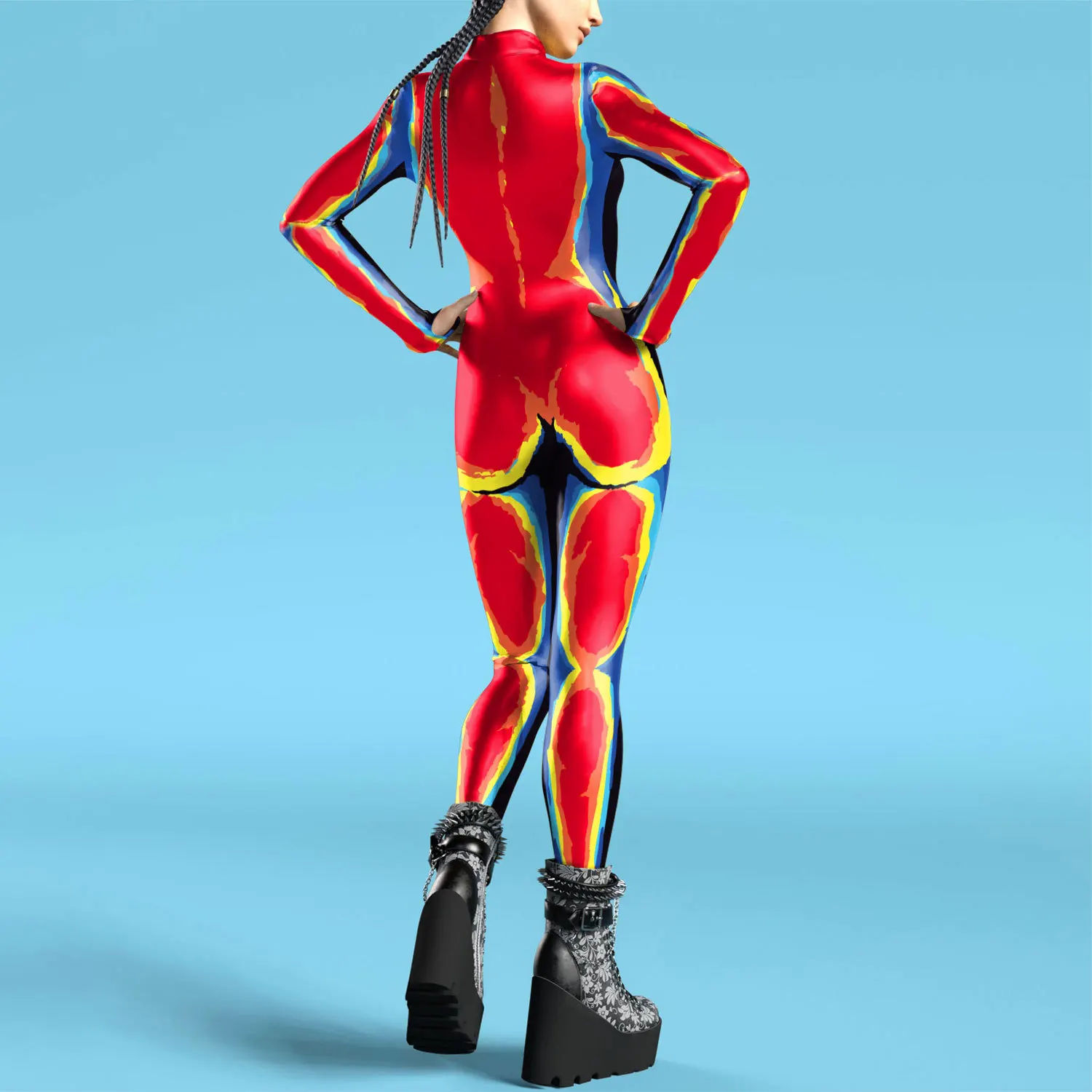 Women 3D Print Zentai Bodysuit - огляд і ціна Anime Cosplay Images