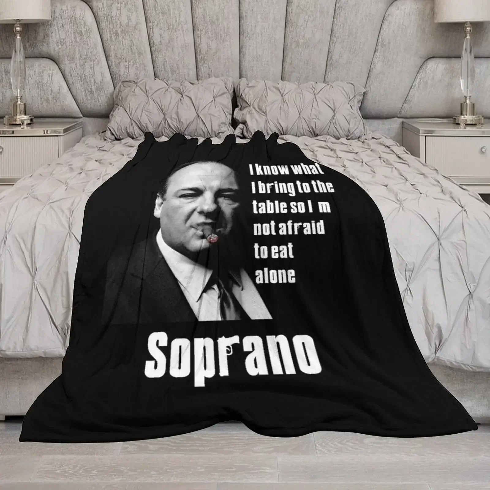 Tony Soprano cigar Quote Throw - огляд і ціна Anime Cosplay Quotes