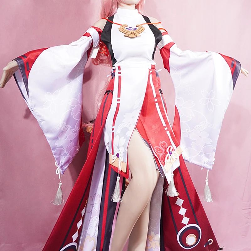 Yae Miko Cosplay Costume Impac - огляд і ціна Cosplay Anime Yae Miko