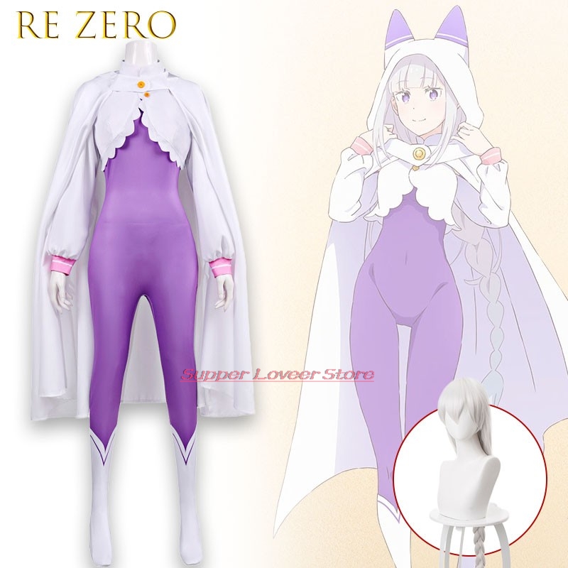 Re Zero  Emilia Cosplay Costum - огляд і ціна Anime Cosplay Events 2026