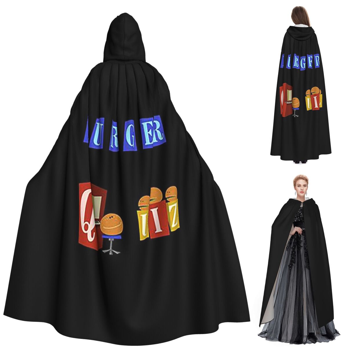 Burger Quiz New Logo Long Hood - огляд і ціна Anime Cosplay Quiz