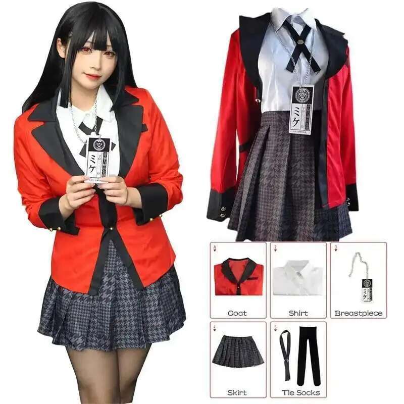 Anime Kakegurui Jabami Yumeko  - огляд і ціна Anime Cosplay Yumeko