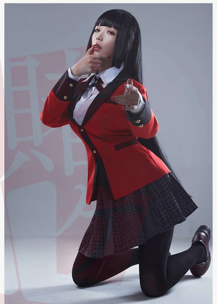 Anime Kakegurui Yumeko Jabami  - огляд і ціна Anime Cosplay Yumeko
