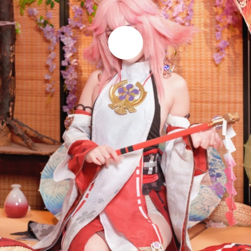 Yae Miko Genshin Impact Cospla - огляд і ціна Cosplay Anime Yae Miko