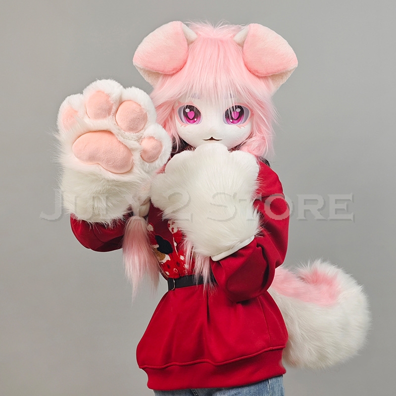 July 2 Store Fursuit Head Kigu - огляд і ціна Anime Cosplay Cat