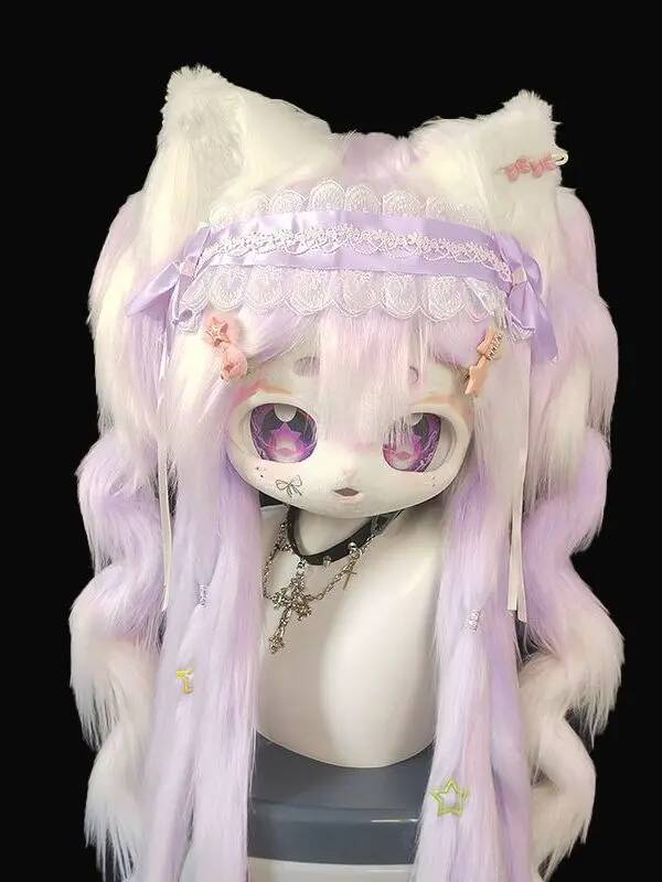 Handmade Kig Fursuit Head, Cut - огляд і ціна Anime Cosplay Cat