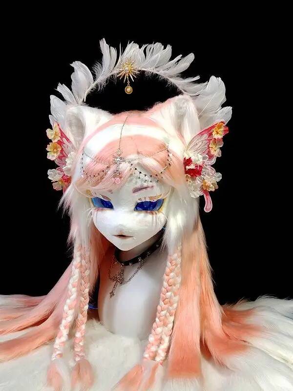Handmade Kig Fursuit Head, Cut - огляд і ціна Anime Cosplay Cat