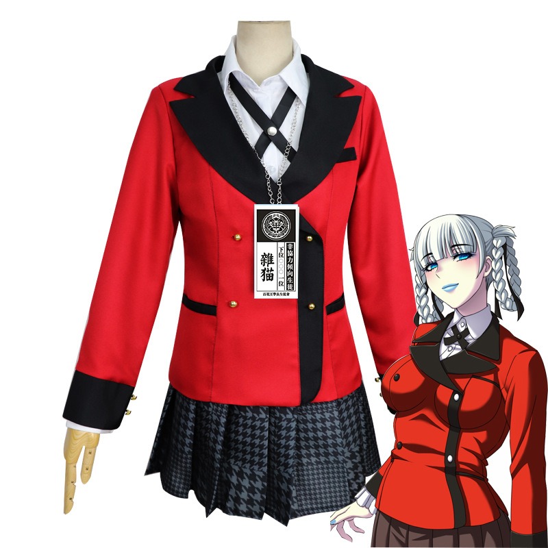 Jabami Yumeko Cosplay Costume  - огляд і ціна Anime Cosplay Yumeko