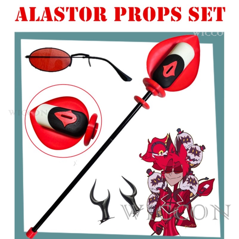 Alastor Cosplay Microphone Can - огляд і ціна Anime Cosplay Glasses